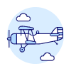 Propeller Plane 3 Illustration from UX Duotone Set