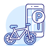 Bike Parking Location illustration - Free transparent PNG, SVG. No sign up needed.