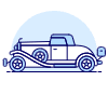 Vintage Car 2 Illustration from UX Duotone Set | Free Download as SVG Vector and Transparent PNG | Streamline illustrations