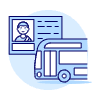 Bus License 1 Illustration from UX Duotone Set