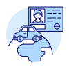 Global Driving License 1 Illustration from UX Duotone Set