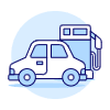 Gas Station Illustration from UX Duotone Set | Free Download as SVG Vector and Transparent PNG | Streamline illustrations