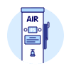 Car Air Pump Illustration from UX Duotone Set