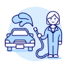 Car Cleaning Service 4 Illustration from UX Duotone Set | Free Download as SVG Vector and Transparent PNG | Streamline illustrations