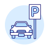 Car Parking Illustration from UX Duotone Set | Free Download as SVG Vector and Transparent PNG | Streamline illustrations