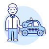 Taxi Driver Key 1 illustration - Free transparent PNG, SVG. No sign up needed.