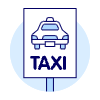 Taxi Sign Illustration from UX Duotone Set