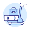 Luggage Trolley illustration - Free transparent PNG, SVG. No sign up needed.