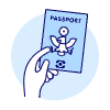 Passport 1 illustration - Free transparent PNG, SVG. No sign up needed.