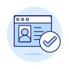 Browser Window Check Illustration from UX Duotone Set