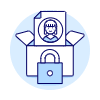 Document Box Lock 4 Illustration from UX Duotone Set