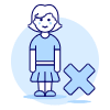 Avatar Remove 1 2 Illustration from UX Duotone Set