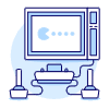 Pacman Consoles 1 Illustration from UX Duotone Set