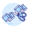 Film Cut Editor Illustration from UX Duotone Set