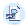 Files Wmv Illustration from UX Duotone Set