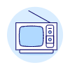 Television Vintage 2 Illustration from UX Duotone Set