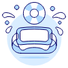 Vr Coloring Illustration from UX Duotone Set