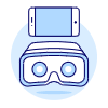 Vr Headset 2 Illustration from UX Duotone Set