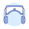 Vr Headset 3 Illustration from UX Duotone Set