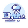 Vr Gaming 1 4 Illustration from UX Duotone Set
