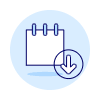 Note Download Illustration from UX Duotone Set