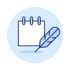 Note Quill Illustration from UX Duotone Set