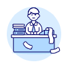 Accountant Sit 1 1 Illustration from UX Duotone Set