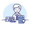 Accountant Sit 3 1 Illustration from UX Duotone Set