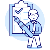 Employee Checklist 1 Illustration from UX Duotone Set