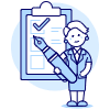 Employee Checklist 4 Illustration from UX Duotone Set