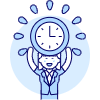 Energized Employee 4 Illustration from UX Duotone Set