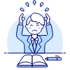 Stress Employee 3 Illustration from UX Duotone Set
