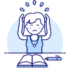 Stress Employee 6 Illustration from UX Duotone Set