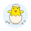Chick Hatching Illustration from UX Colors Set