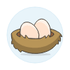 Nest Egg illustration - Free transparent PNG, SVG. No sign up needed.