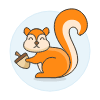 Squirrel illustration - Free transparent PNG, SVG. No sign up needed.