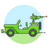 Armed Jeep illustration - Free transparent PNG, SVG. No sign up needed.