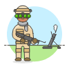 Army Soldier 3 Illustration from UX Colors Set