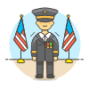 General Honor 5 Illustration from UX Colors Set