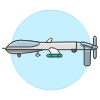 Military Drone 2 Illustration from UX Colors Set