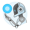 Robot Orb Illustration from UX Colors Set