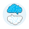 Ai Brain Communicate Illustration from UX Colors Set