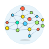 Neural Network 1 Illustration from UX Colors Set
