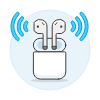 Airpod Bluetooth 1 Illustration from UX Colors Set