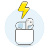 Airpod Charging Illustration from UX Colors Set