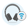 Headphones Bluetooth 1 Illustration from UX Colors Set