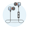 Headphones 3 Illustration from UX Colors Set