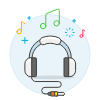 Headphones Wireless 6 Illustration from UX Colors Set | Free Download as SVG Vector and Transparent PNG | Streamline illustrations