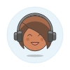 Podcast 2 Illustration from UX Colors Set