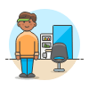 Hairstlye Salon 23 Illustration from UX Colors Set